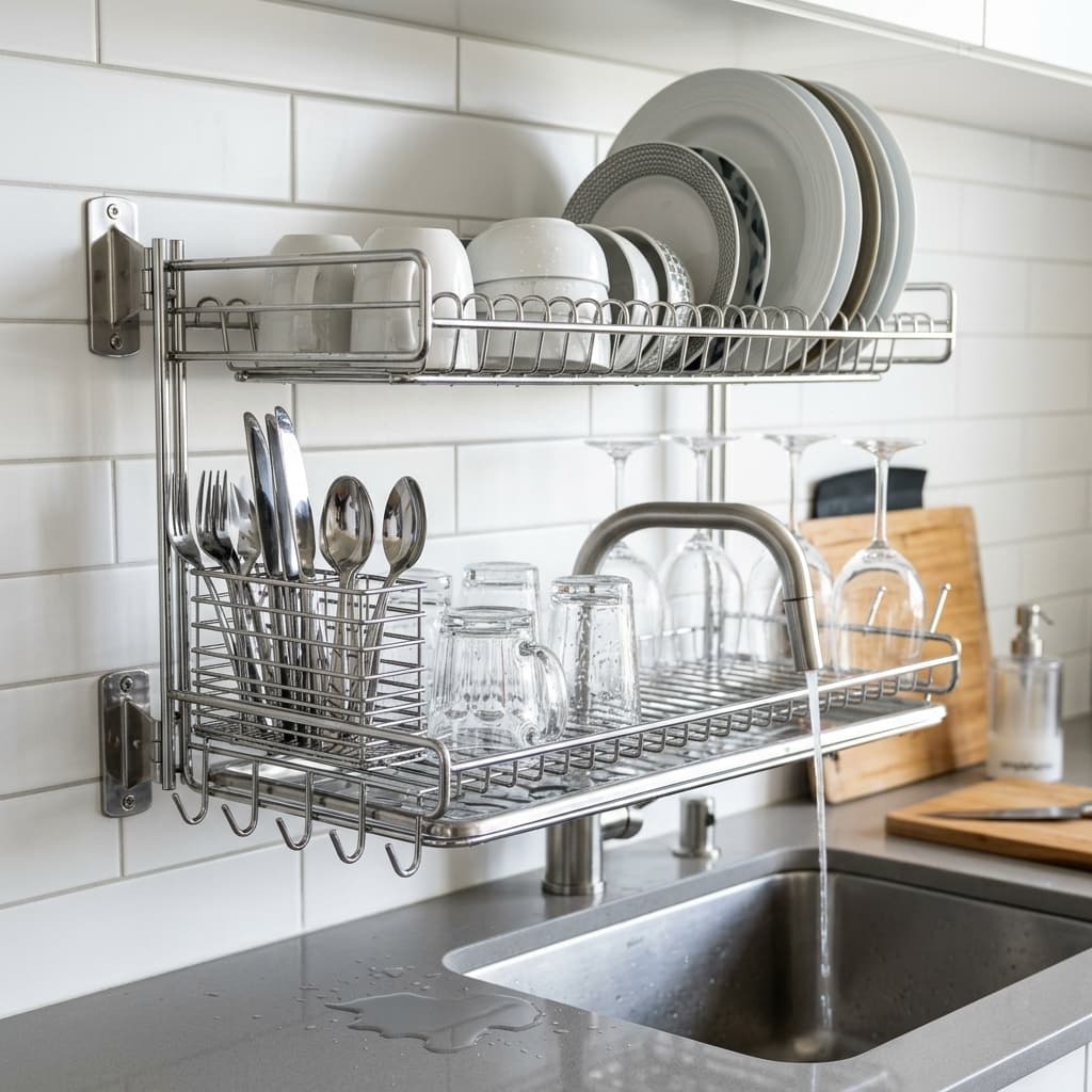 Escorredores de Prato/Talher/Copo Inox