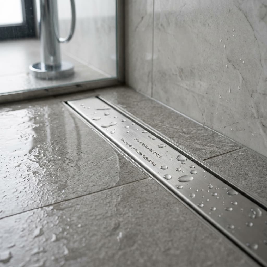 Ralo Linear Inox Antientupimento